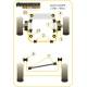 Audi Coupe (1981-1996) Powerflex Front Subframe Front Bush 12mm - 12mm Bore Sleeve PFF3-120-12BLK