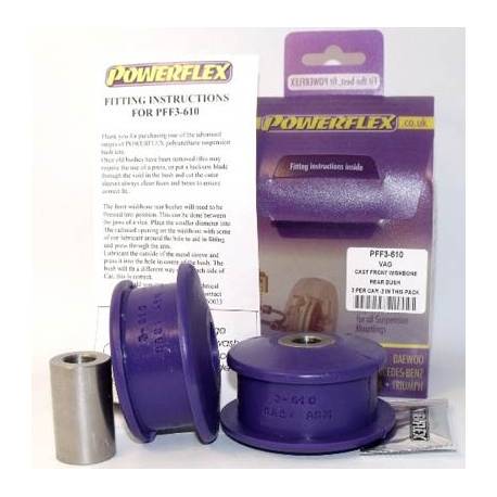 Audi S3 Mk1 Typ 8L 4WD (1999-2003) Powerflex Front Wishbone Rear Bush PFF3-610