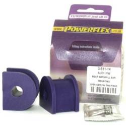Audi S3 Mk1 Typ 8L 4WD (1999-2003) Powerflex Rear Anti Roll Bar Mounting 14mm - 14mm PFR3-511-14