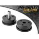 Mitsubishi Lancer Evolution 10 CZ4A (10/07-) Powerflex Front Lower Diff Mount - 70.5mm Diameter PFF44-108BLK