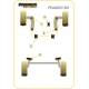 Peugeot 307 (2001-2011) Powerflex Front Anti Roll Bar Bush 22.5mm - 22.5mm PFF50-603-22.5BLK
