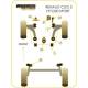 Renault Clio III (inc Sport 197 & 200) Powerflex Front Arm Rear Bush Anti-Lift & Caster Offset PFF60-802GBLK