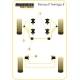 Renault Twingo Powerflex Rear Beam Mounting Bush PFR60-310BLK