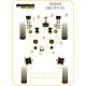 Seat Toledo Mk2 Typ 1M (1999 - 2004) Powerflex Front Engine Mount Dog Bone Small Bush PFF85-505BLK