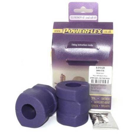 BMW E32 7 Series (1988-1994) Powerflex Front Anti Roll Bar Mounting 23mm - 23mm PFF5-310-23