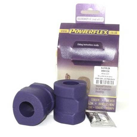 BMW E32 7 Series (1988-1994) Powerflex Front Anti Roll Bar Mounting 24mm - 24mm PFF5-310-24