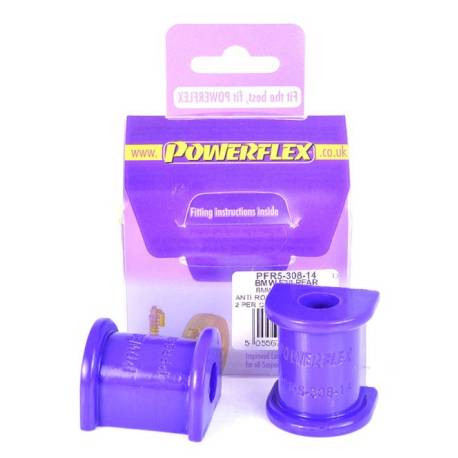BMW E36 3 Series Compact Powerflex Rear Roll Bar Mounting Bush 14mm - 14mm PFR5-308-14