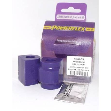 BMW E39 5 Series (1996 - 2004) Powerflex Rear Roll Bar Mounting Bush 15mm - 15mm PFR5-504-15