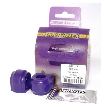 BMW Mini Generation 1 (R50/52/53) (2000-2006) Powerflex Rear Anti Roll Bar Bush 17mm - 17mm PFR5-111-17