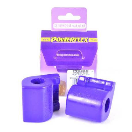 Citroen C2 Powerflex Front Anti Roll Bar Bush 18mm - 18mm PFF12-203-18
