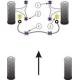 Fiat Coupe (1993-2000)/ Brava/ Bravo/ Marea (1995-2001) Powerflex Front Anti Roll Bar End Link Mount To Arm Bush PFF1-603