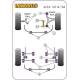 Alfa Romeo 147 (00-10)/ 156 (97-07)/ GT (03-10) Powerflex Rear Anti Roll Bar Bush 16mm - 16mm PFR1-819-16