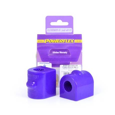 Ford Fiesta Mk6 inc ST & Fusion (2002-2008) Powerflex Front Anti Roll Bar Bush 19mm - 19mm PFF19-1103-19