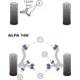 Alfa Romeo 166 Powerflex Rear Wishbone Rear Bush PFR1-911