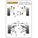 Alfa Romeo GTV & Spider 2.0 & V6/ 916 (1995-2005) Powerflex Rear Lower Spring Mount Outer PFR1-714