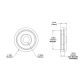 Mag Daddy Magnetic Screw Mount - Small (4.9mm hole)