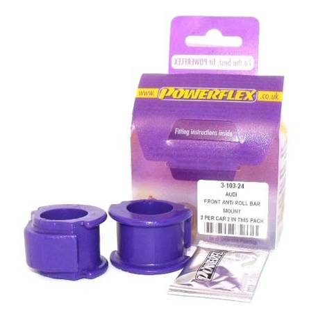 Audi 80/ 90 inc Avant (1973 - 1996) Powerflex Front Anti Roll Bar Mount 24mm - 24mm PFF3-103-24