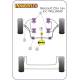 Renault Clio including 16v & Williams Powerflex Front Anti Roll Bar Inner Mount 23mm (Williams) - 23mm PFF60-202-23