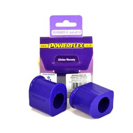Renault Twingo Powerflex Front Anti Roll Bar Chassis Mount Bush 24mm - 24mm PFF60-202-24