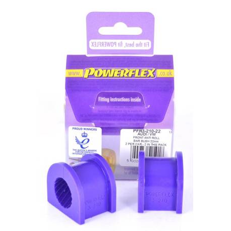 Audi A4 / S4 (B6) 2001 - 2005 Powerflex Rear Anti Roll Bar Bush 22mm - 22mm PFR3-210-22