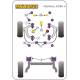 Vauxhall / Opel ASTRA MODELS Powerflex Front Anti Roll Bar Mounting Bush 25mm (2 Piece) PFF80-1203-25