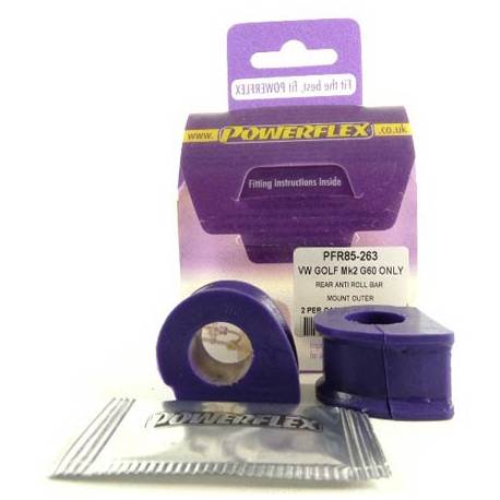 Volkswagen GOLF MODELS Powerflex Rear Anti Roll Bar Inner Bush 18.5mm - 18.5mm PFR85-263